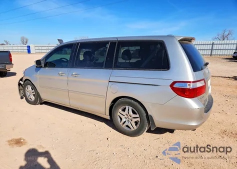 2007 Honda Odyssey Exl z USA, uszkodzony, nr VIN 5FNRL38787B435863